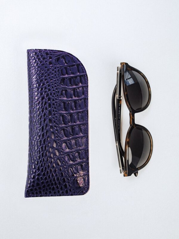 Футляр для очков сиреневый