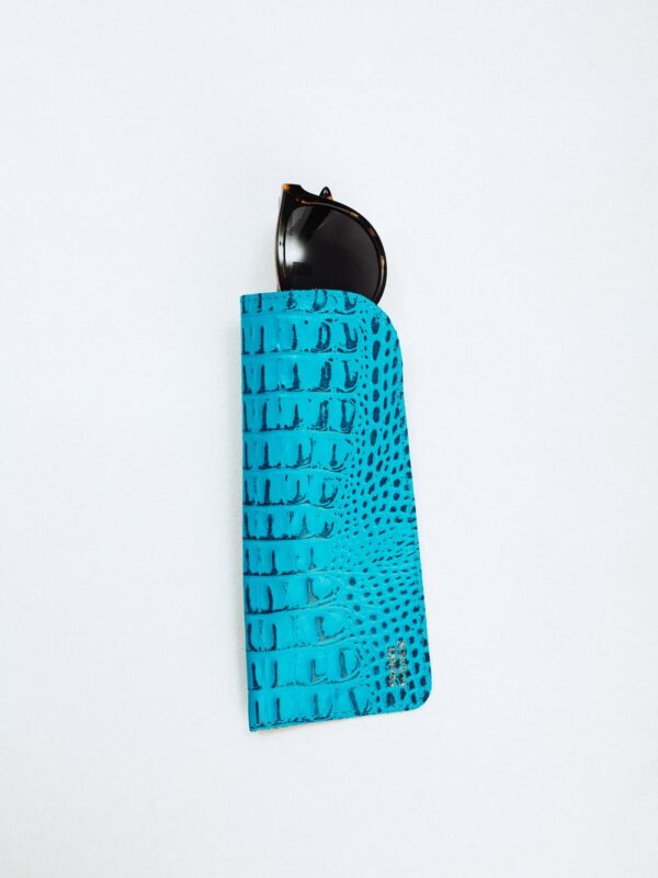 Футляр для очков бирюзовый