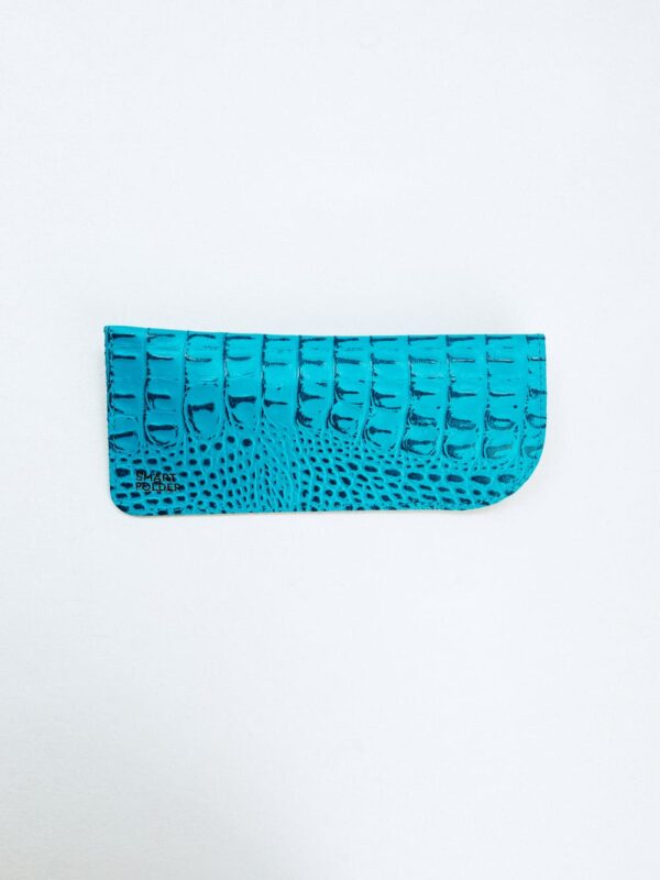 Футляр для очков бирюзовый
