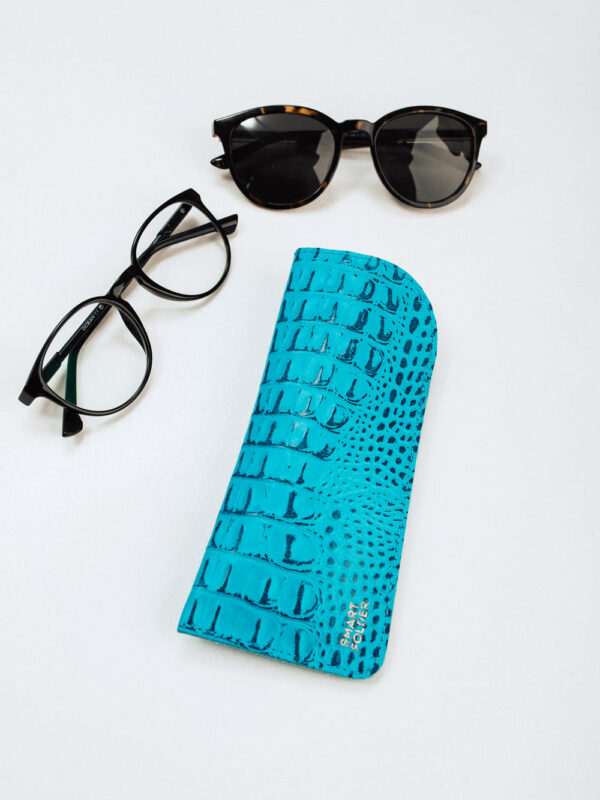 Футляр для очков бирюзовый