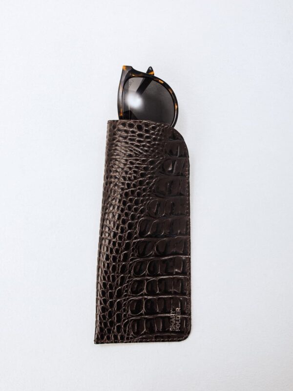 Футляр для очков коричневый