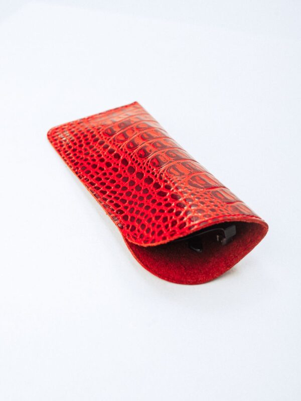 Футляр для очков красный