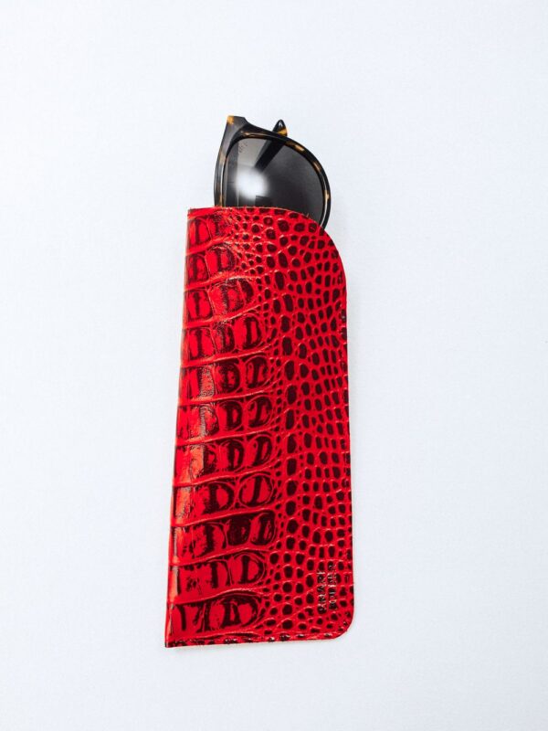 Футляр для очков красный