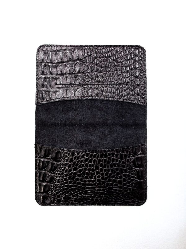 Обложка для паспорта чёрная