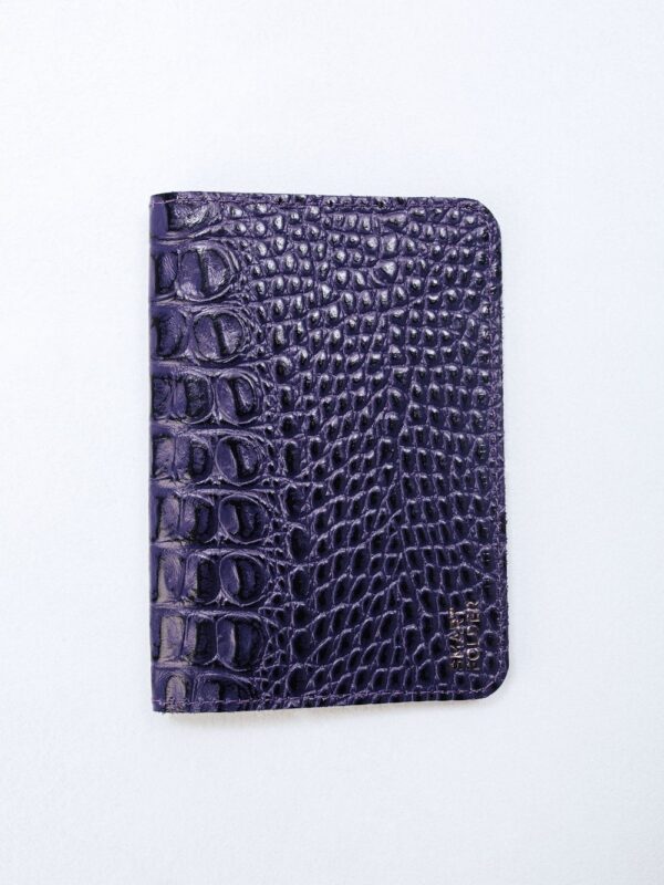 Обложка для паспорта сиреневая