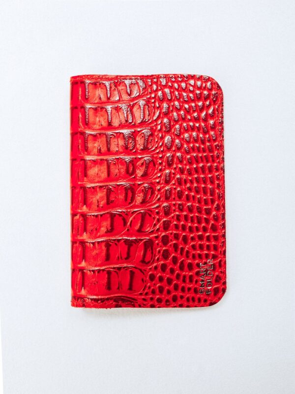 Обложка для паспорта красная