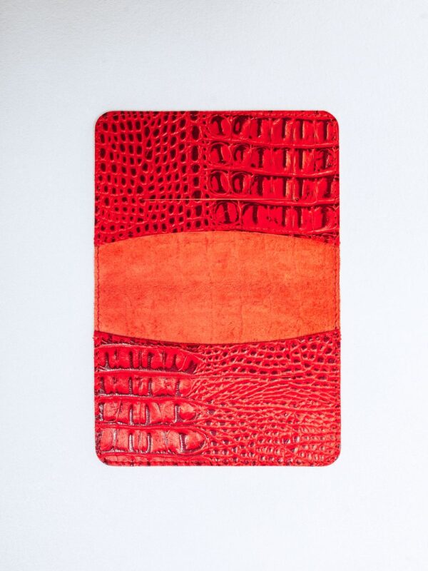 Обложка для паспорта красная
