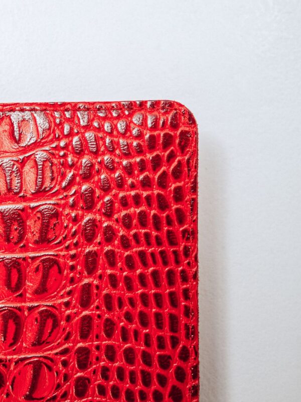 Обложка для паспорта красная