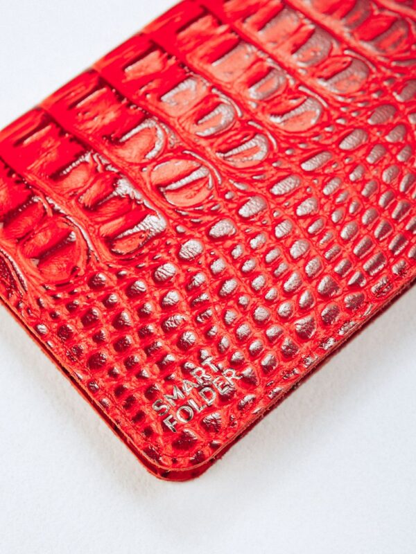 Обложка для паспорта красная