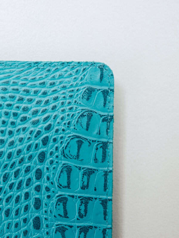 Обложка для паспорта бирюзовая