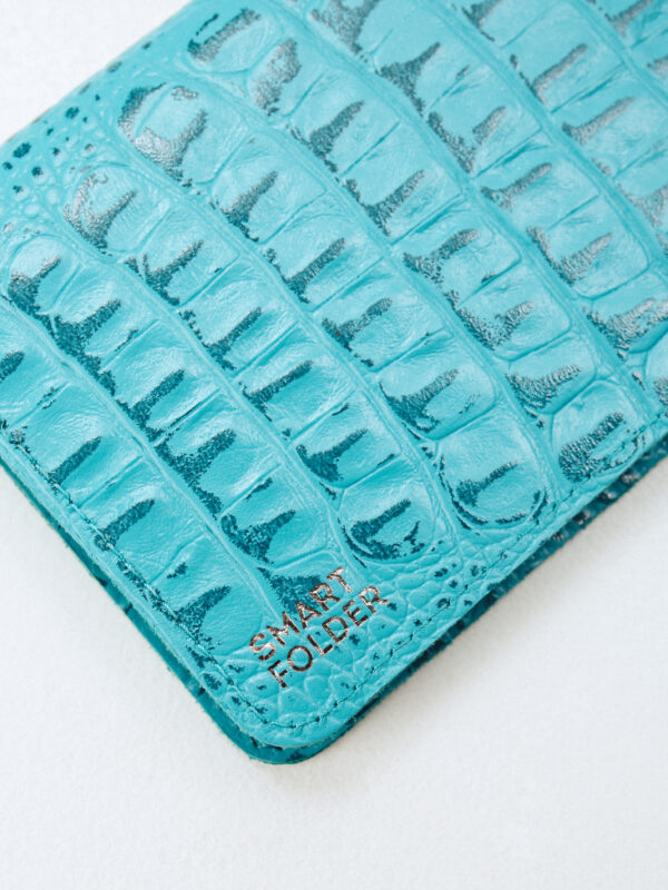 Обложка для паспорта бирюзовая