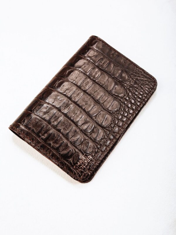 Обложка для паспорта коричневая