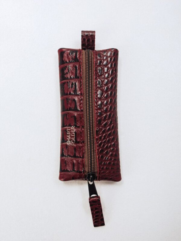 Ключница бордовая