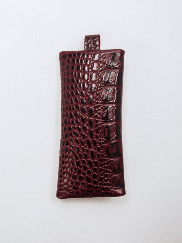 Ключница бордовая
