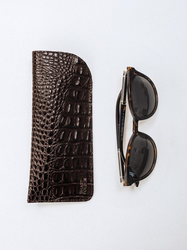 Футляр для очков коричневый