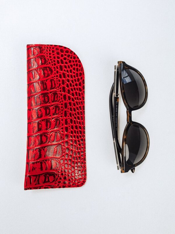 Футляр для очков красный