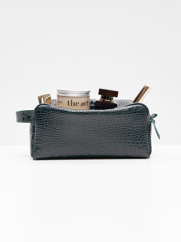 Косметичка зеленая