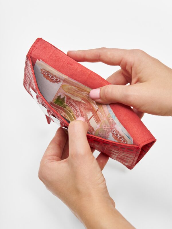 Кошелек красный