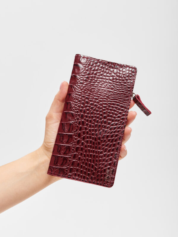 Кошелек бордовый
