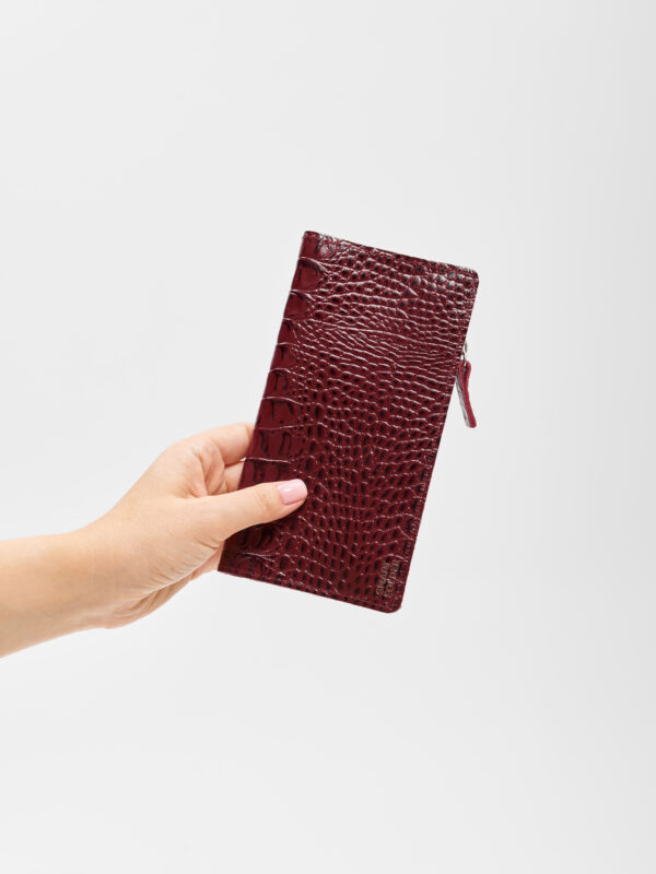 Кошелек бордовый