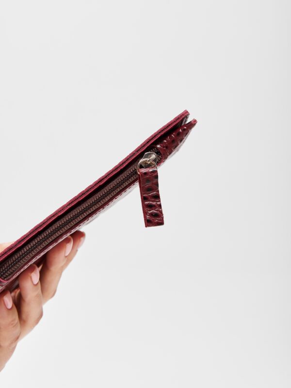 Кошелек бордовый