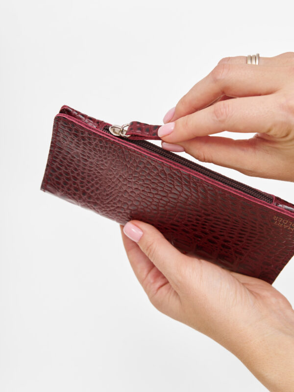 Кошелек бордовый